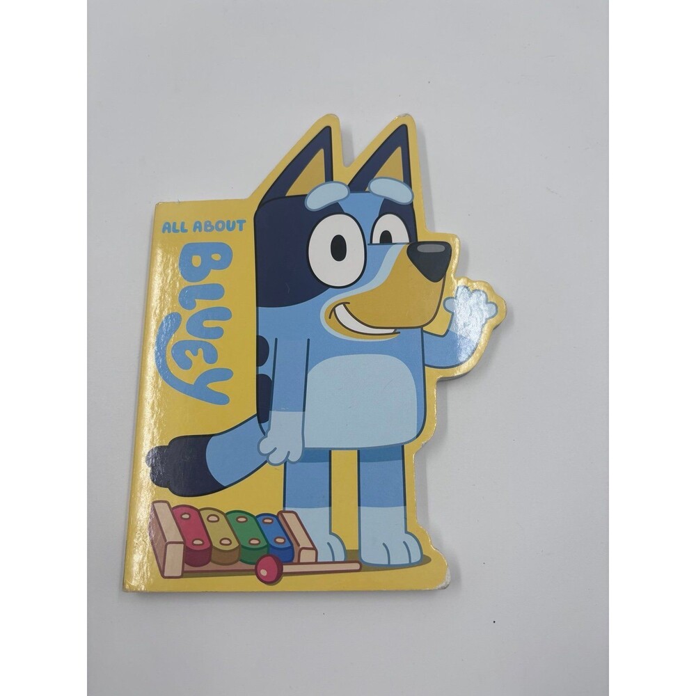 All About Bluey Shaped Board Book Childrens Character Novelty Book
